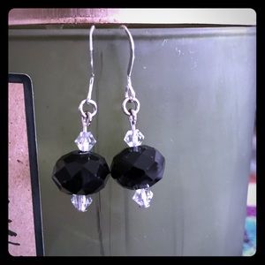 Swarovski sterling earrings